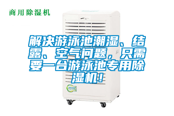 解決游泳池潮濕、結露、空氣問題，只需要一臺游泳池專用除濕機！